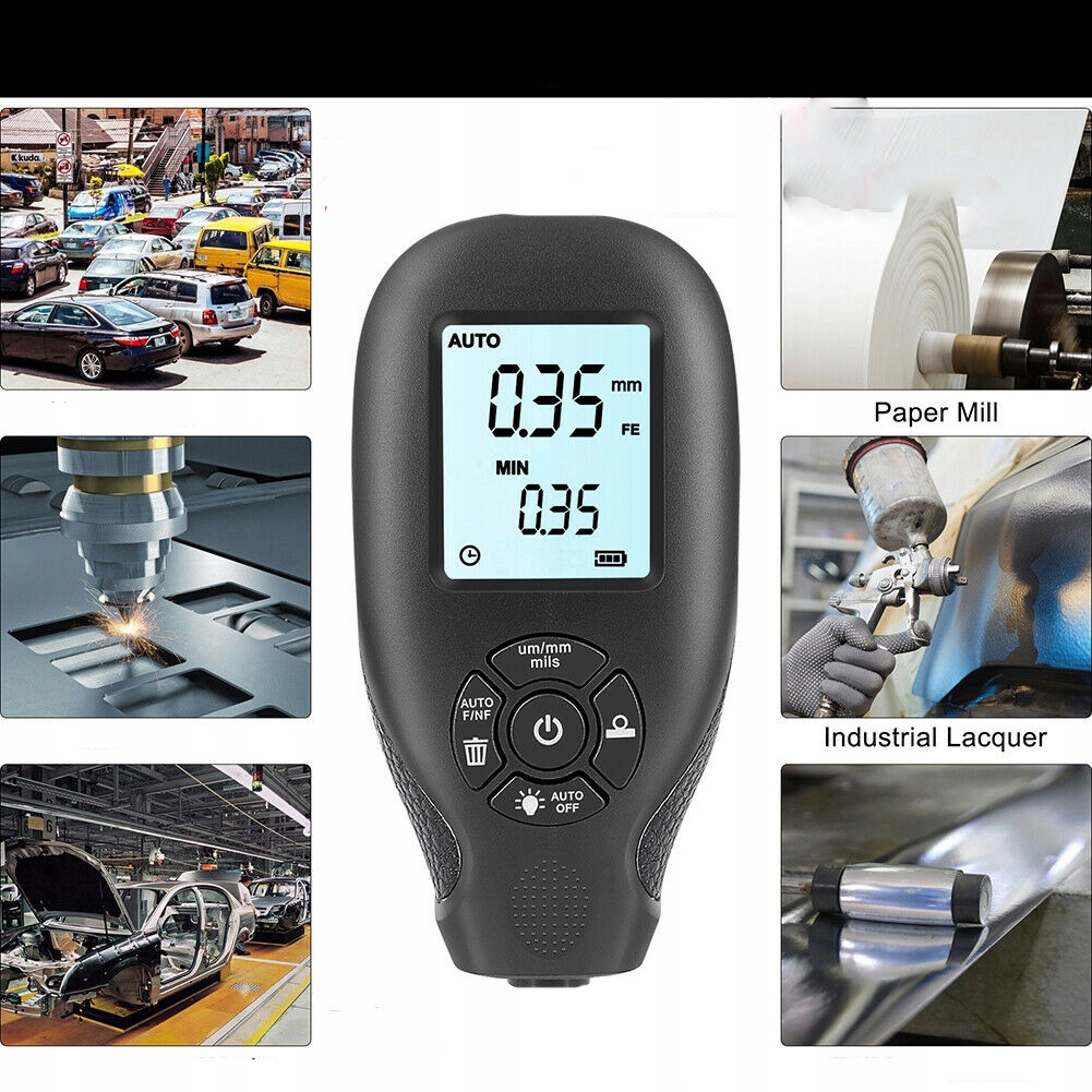 MIERNIK GRUBOŚCI LAKIERU GRUBOŚCI POWŁOKI CZUJNIK TESTER SAMOCHODOWY EAN (GTIN) 0191491927133