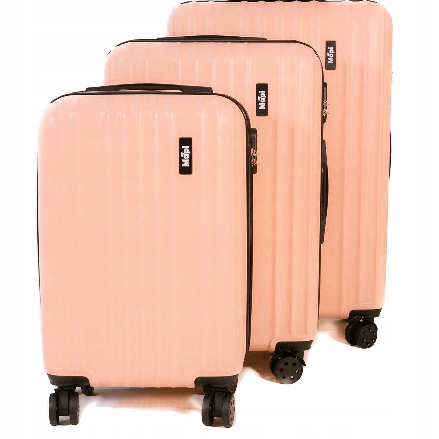 Zestaw Walizek 4w1 Walizka Podróżna Na Kółkach Duża Średnia Mała Kuferek Rodzaj twarda