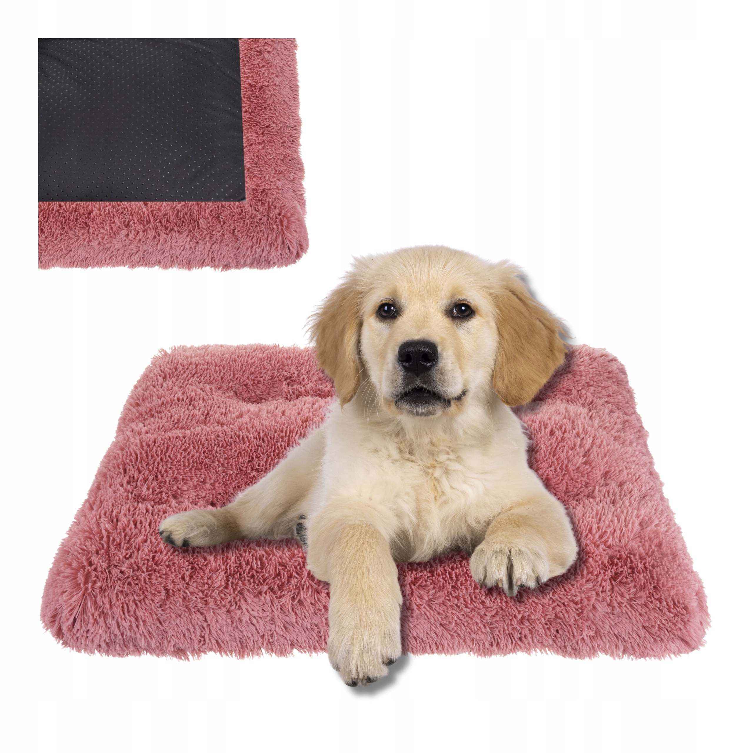 Levně Pelíšek pro psa kočku Potah Chlupaté Měkké 70x50 Polštář Nadýchaný