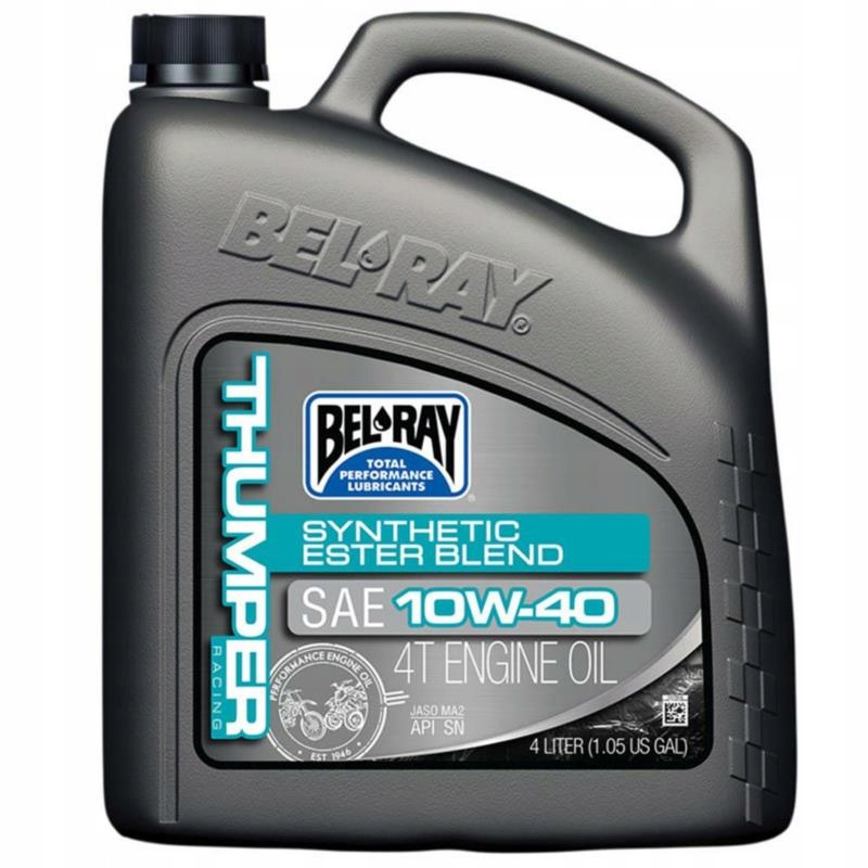

Bel-ray Thumper Racing Synthetic Ester 4T 10W40 4L
