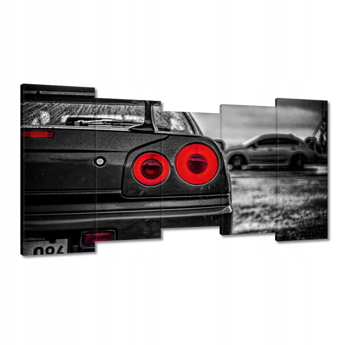 Obrazy 150x80 Sportovní Nissan Gtr Lampy