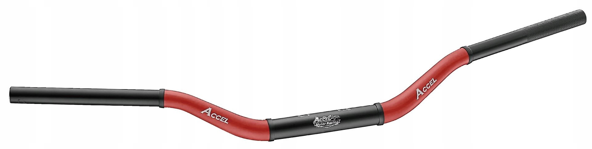 Accel riadidlá hliníkové nízke 28,6 mm Taper MX Červené