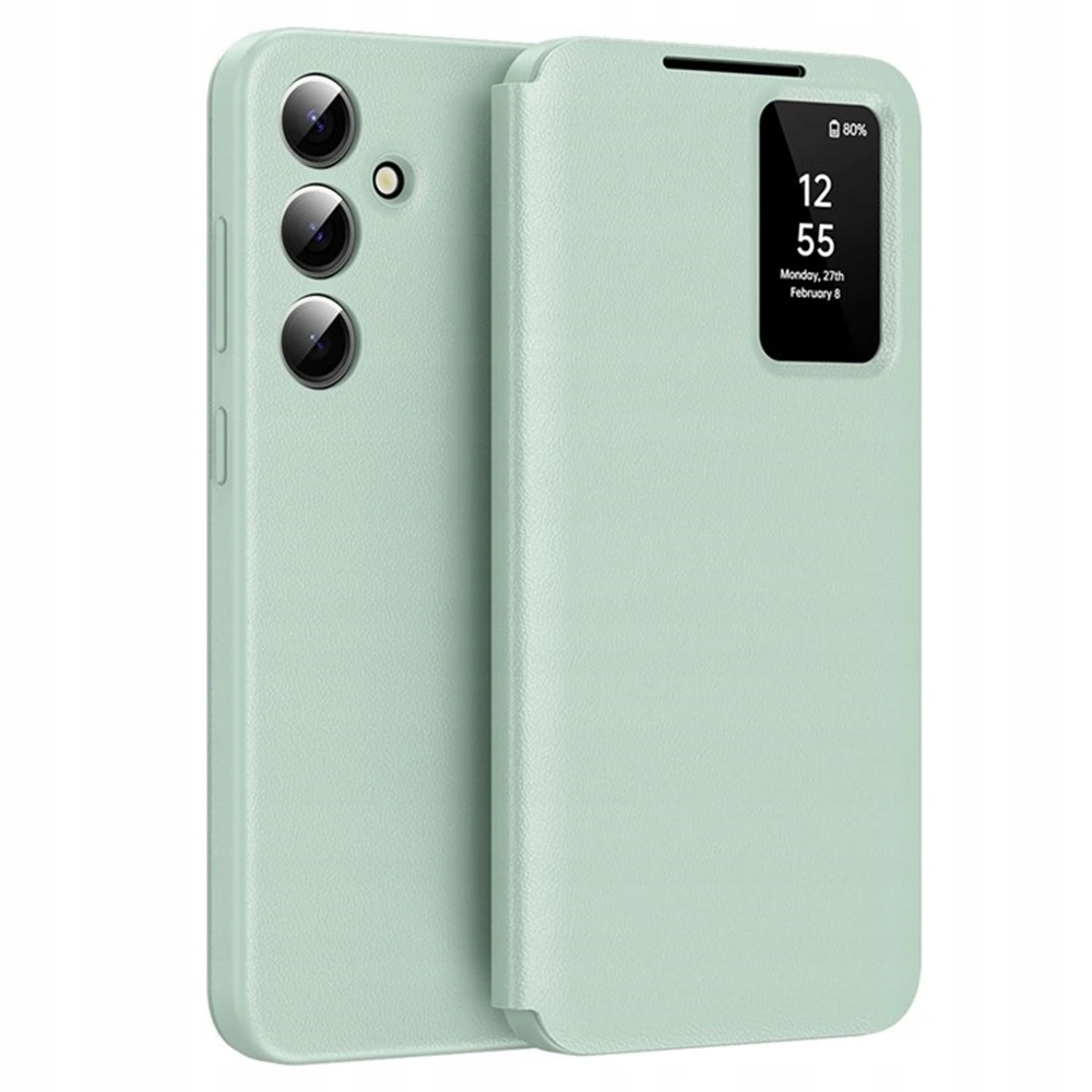 Techsuit SmartView Series etui do Samsung Galaxy S23 Fe zielone