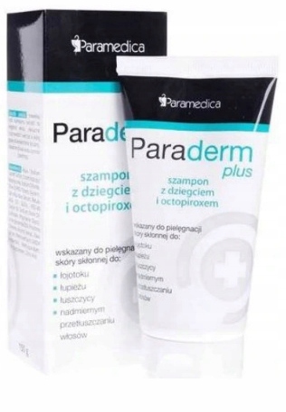 

Paraderm Plus szampon dziegciowy Łuszczyca Łojotok
