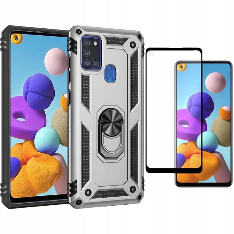 

Etui Pancerne Ring Nx Do Galaxy A21S + Szkło