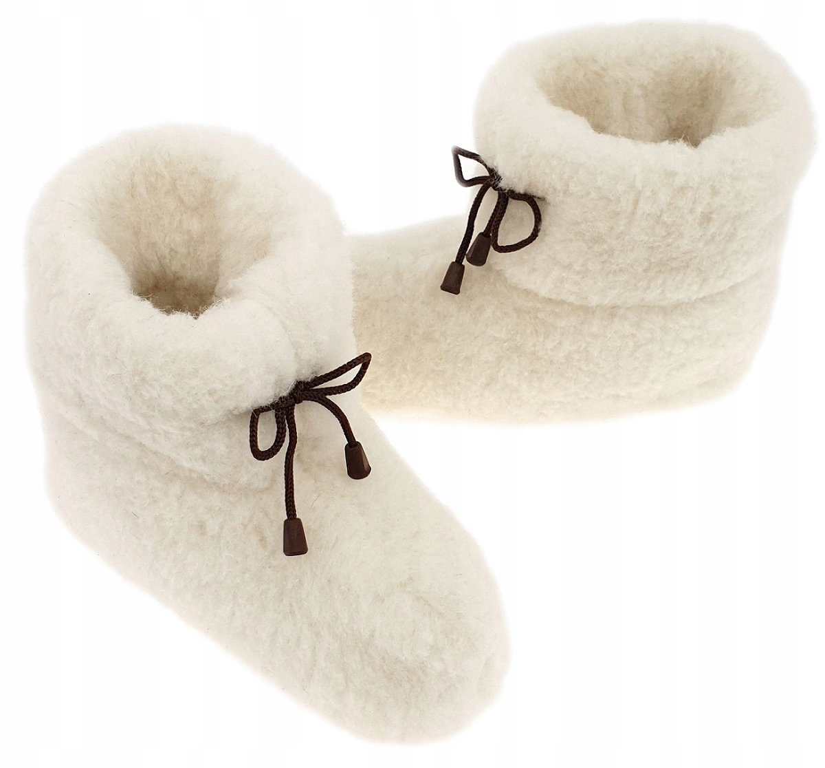 

Bambosze Kapcie Domowe Wełniane Papcie Ciepłe *42*