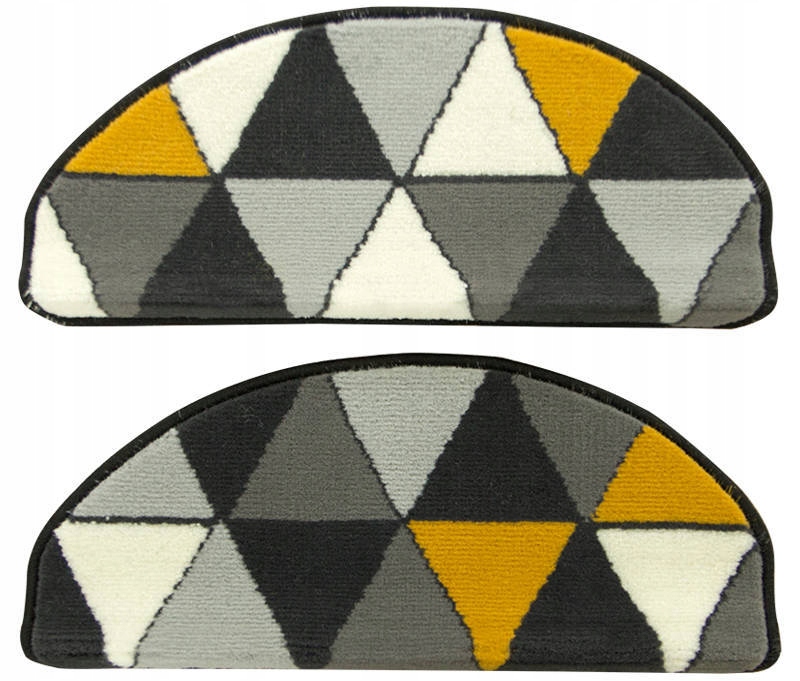 

Szare Dywaniki Nakładki Schodowe W Trójkąty