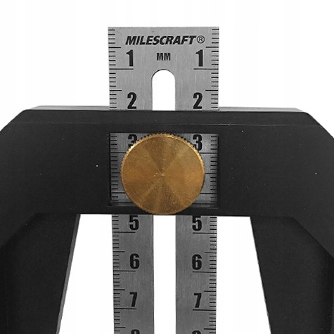 Głębokościomierz miernik wysokości piły, frezu Mil Materiał tworzywo sztuczne