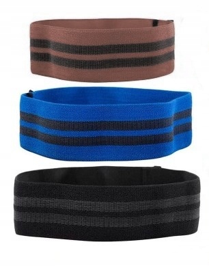 

Zestaw 3 Taśm Oporowych Gum Hip Band Do Ćwiczeń