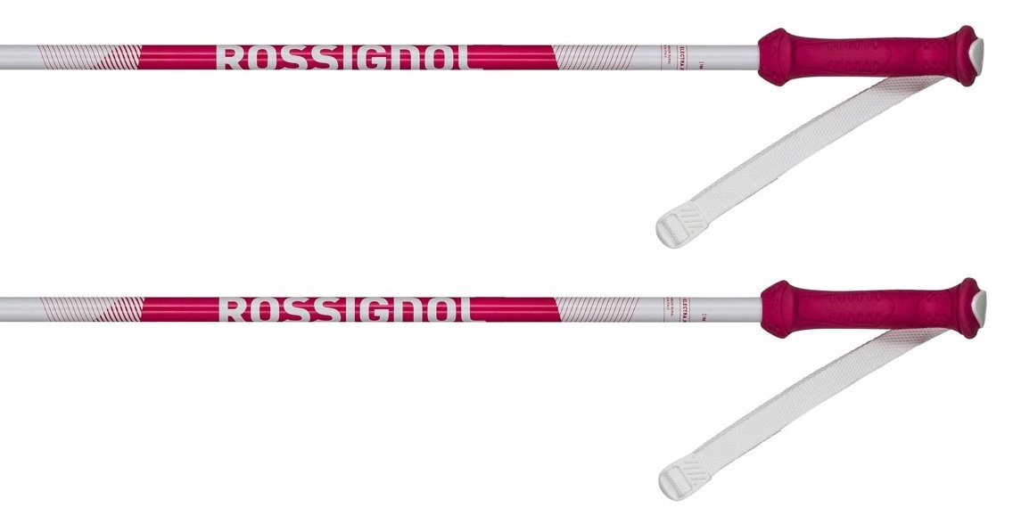 Kije Rossignol Electra 100 cm Junior Biało-różowe