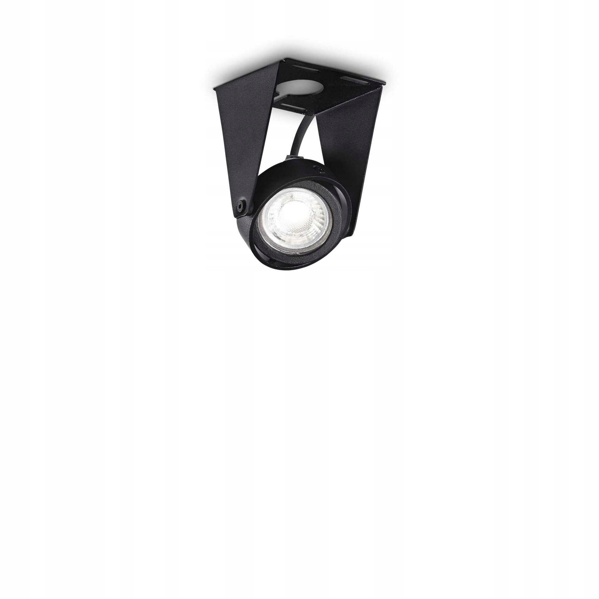 Bodové svietidlo Ideal Lux Channel Small GU10 7W čierne 8x8cm