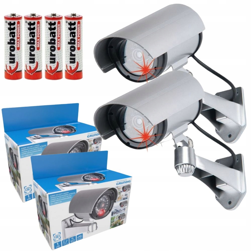 

2x Kamera Atrapa Ir Led Kamery Z Diodą Grundig 4AA