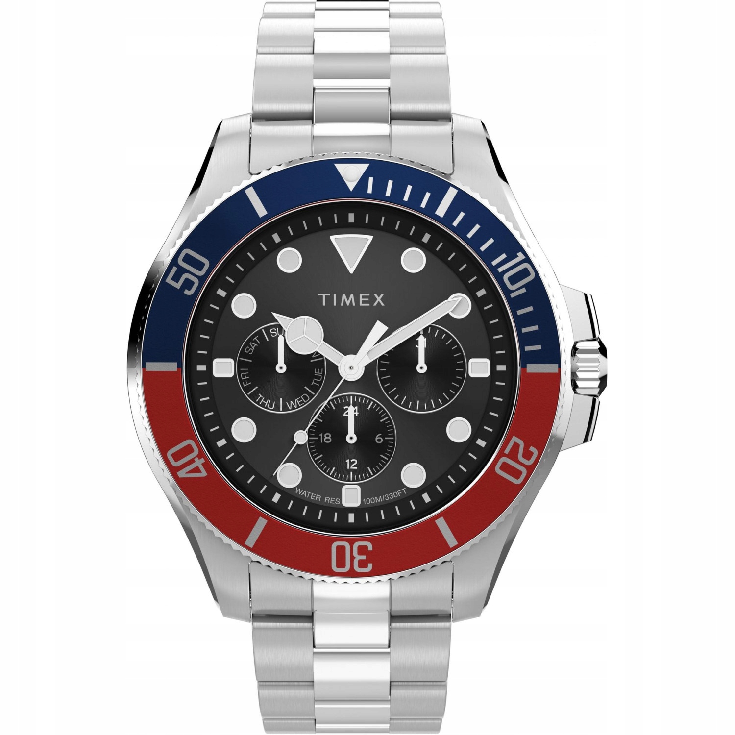 Pánské Hodinky Timex TW2Y33300 stříbrné