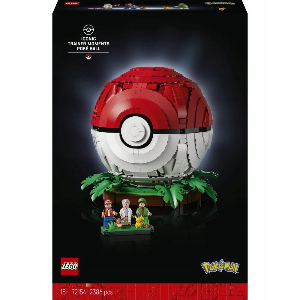 * Lego Pokemon Kultovní pokeball s trenéry 72154