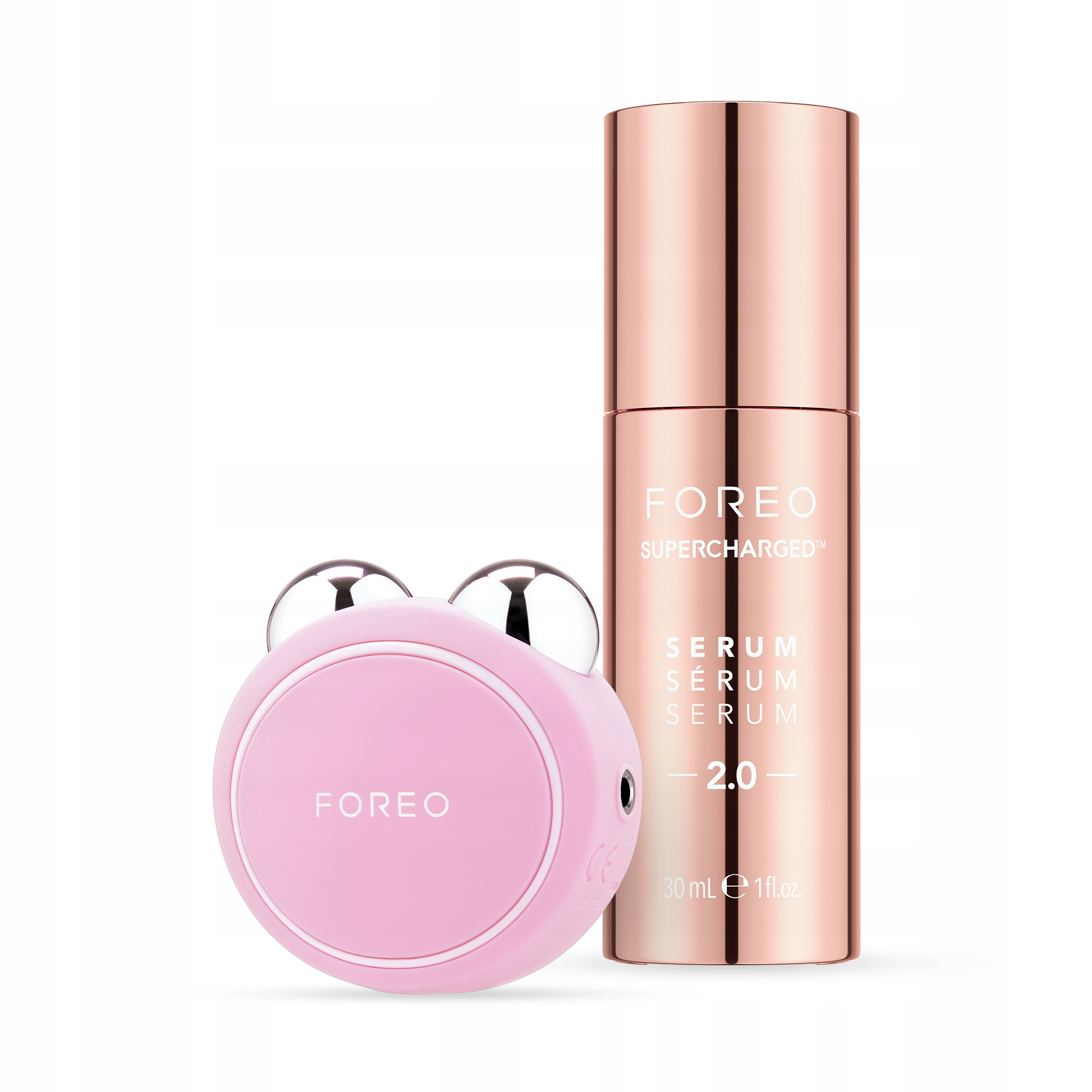 Foreo Bear mini Pearl Pink & Sérum Amazon Bundle