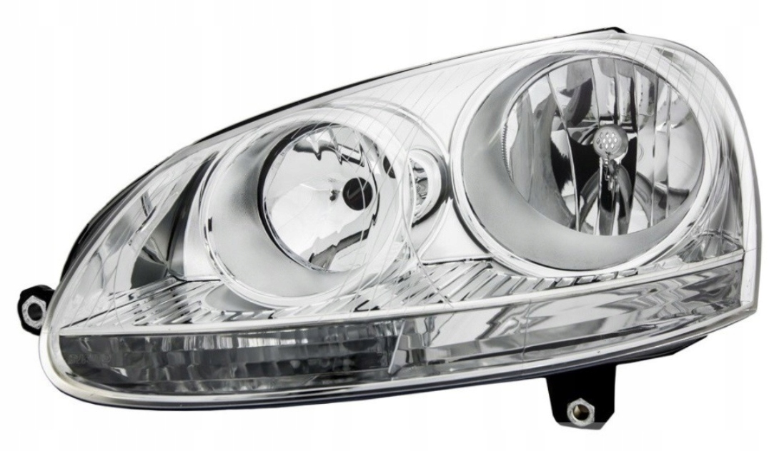 VW GOLF V JETTA REFLEKTOR HALOGEN GŁÓWNY LEWY + PRAWY HOMOLOGACJA EU Producent części TYC