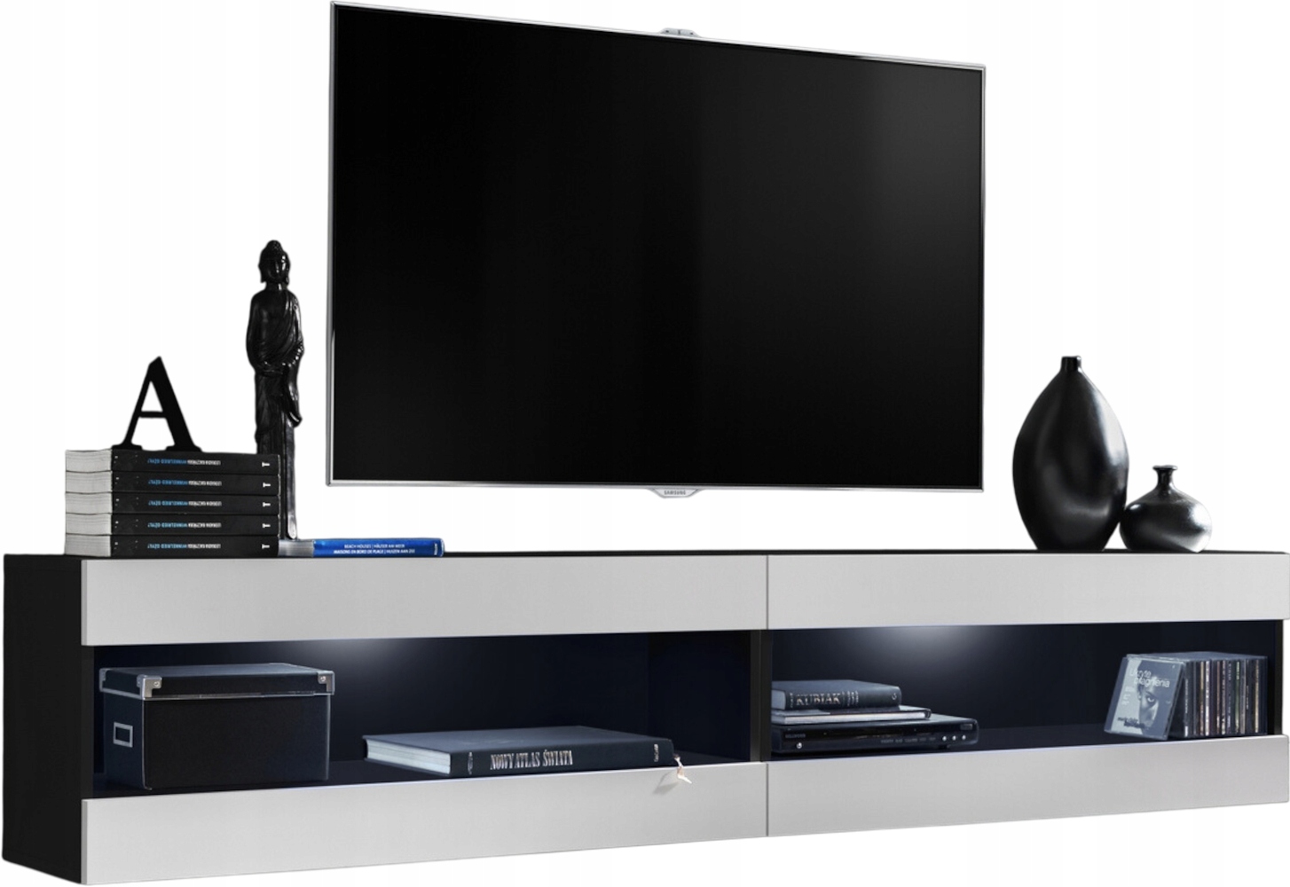 Sada nábytku Rtv Tivoli SET4 čierna/biela