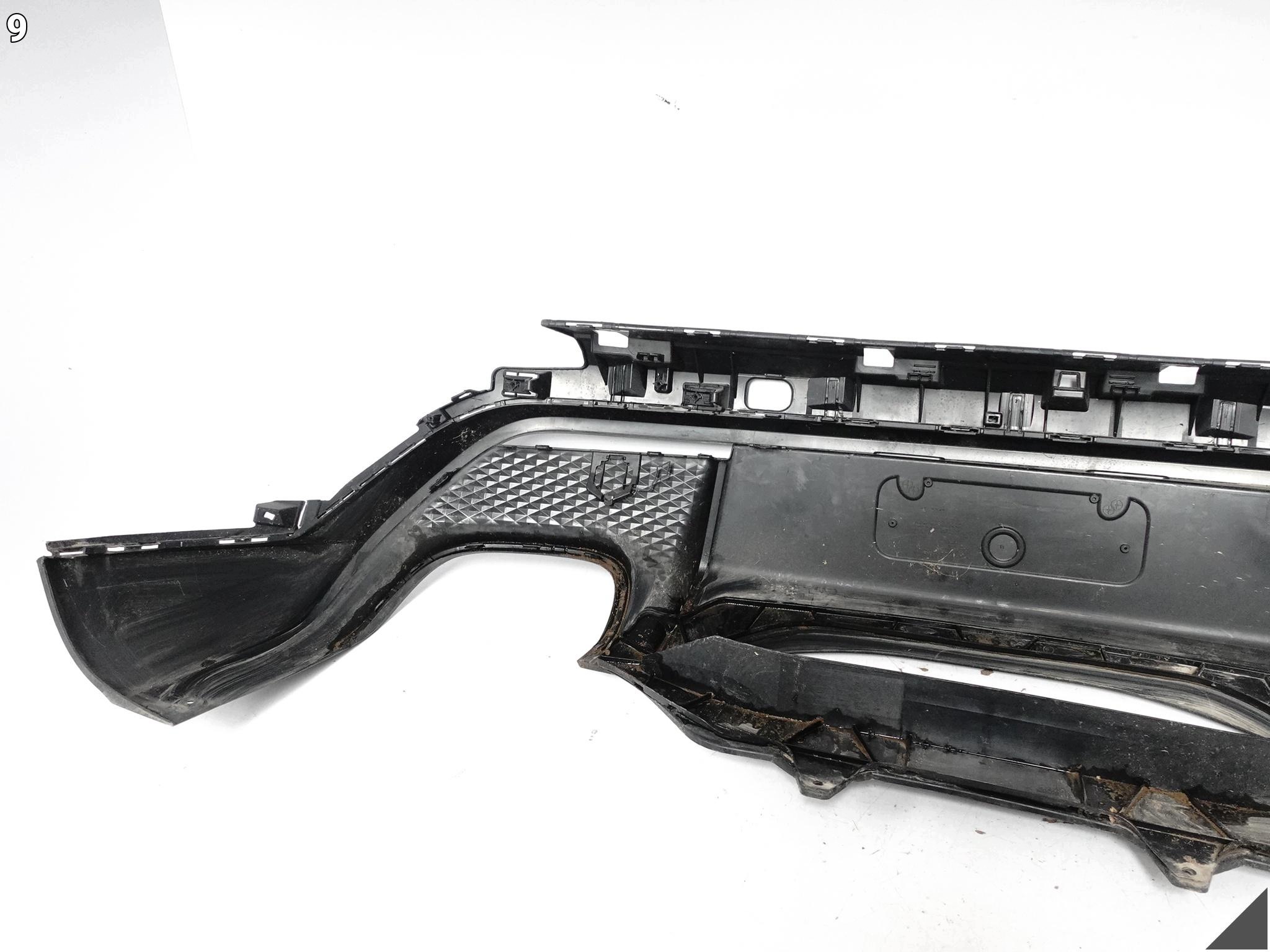 PORSCHE MACAN 95B GTS (II LIFT) 21- bumper SPOILER diffuser accessories rear part