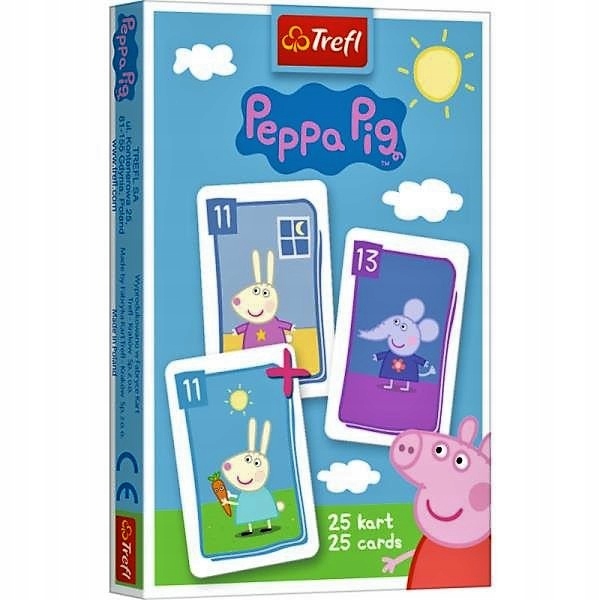 

Świnka Peppa Karty Piotruś 25 Kart Trefl