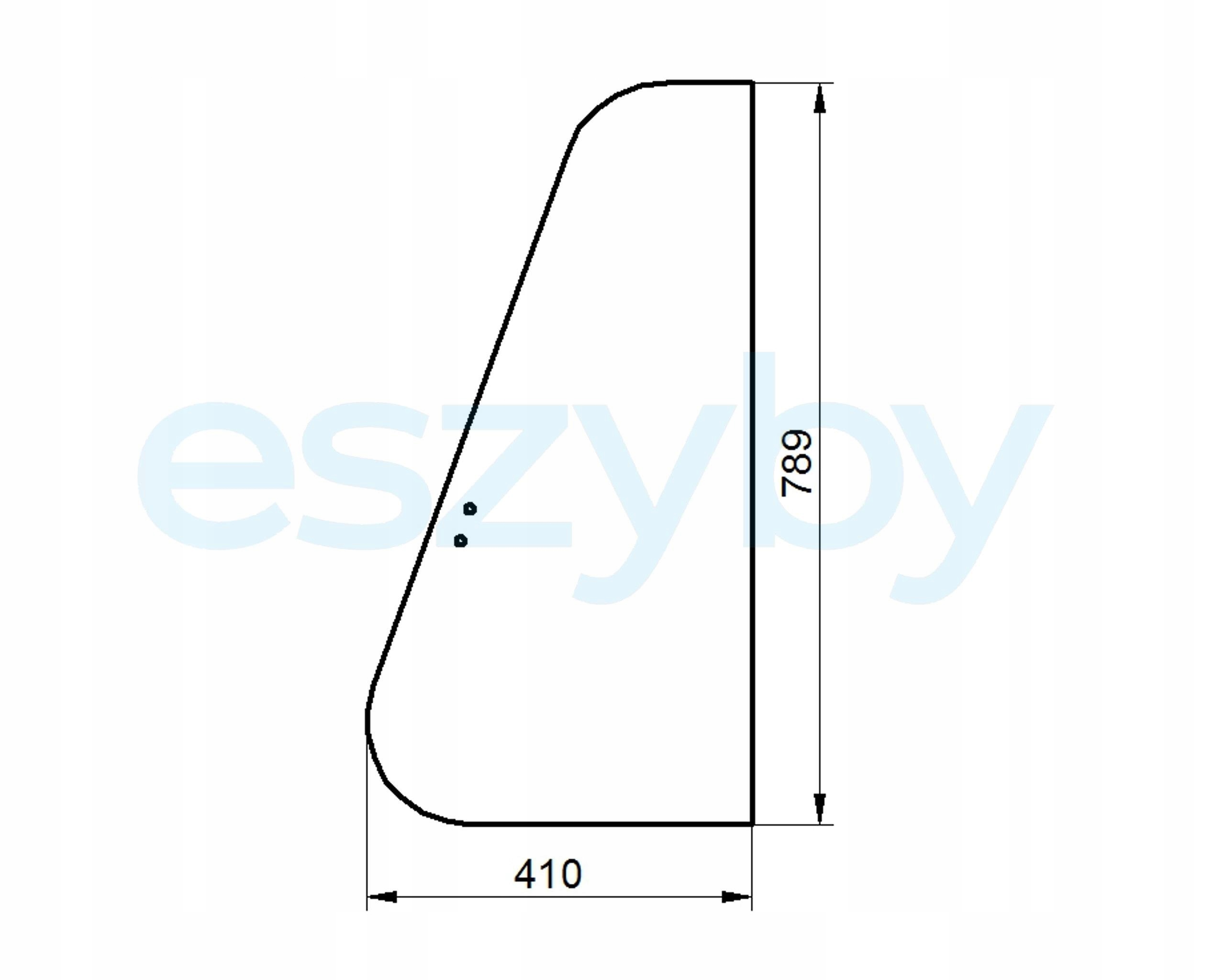 sklo teleskopický nakladač Cat dveře hor 166-1911