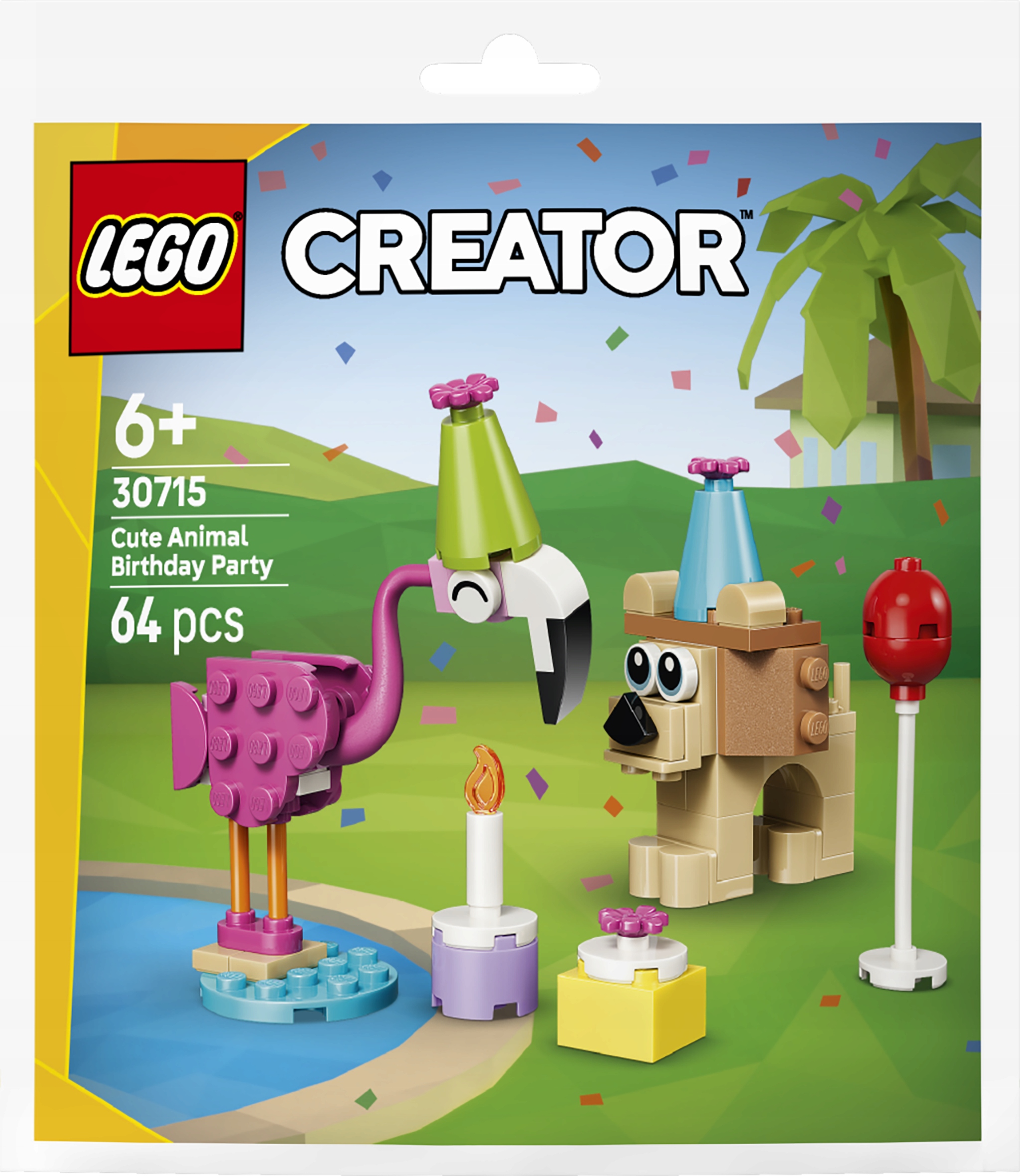 Lego Creator 30715 Lew Flaming Zwięrzątka Urodziny Klocki 6+