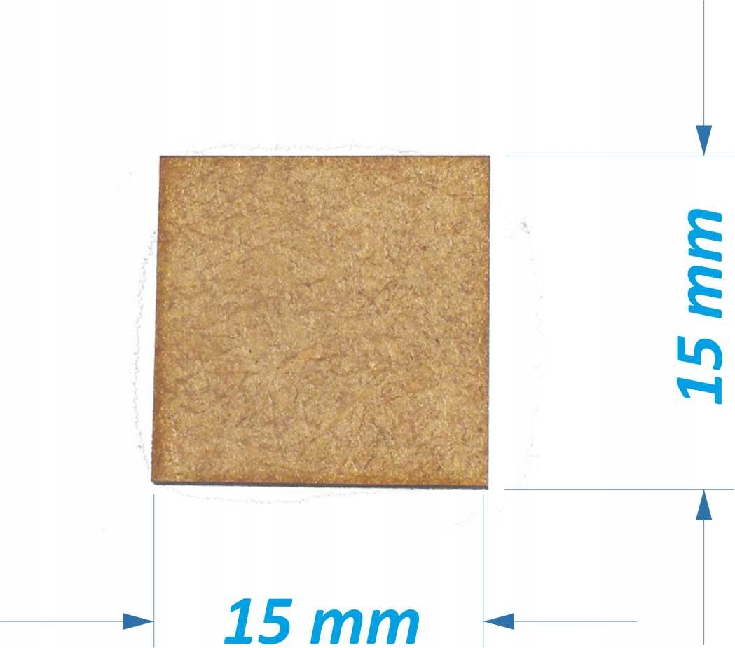 Mdf/hdf Bases 15x15 mm Podstawki pod figurki 40 szt.