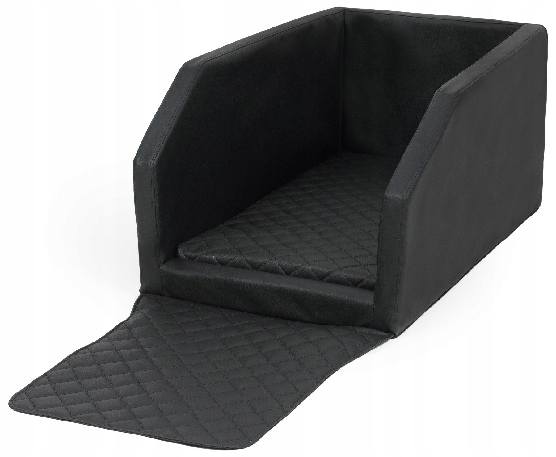 Transporter samochodowy dla psa tylne siedzenie z materacem i pasem 55x100 Producent Inny