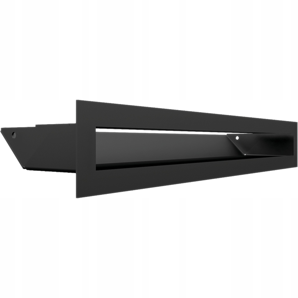 Ventilační mřížka do krbu Luft 6x40 černá Slim