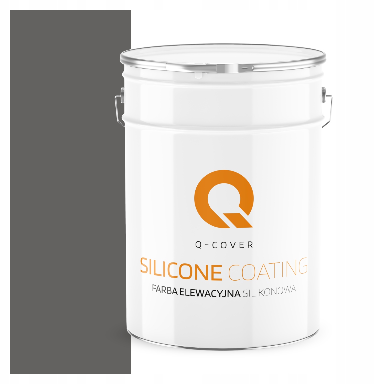 Fasádna Silikónová Fasádna Farba Šedá Tmavá F276 10 L