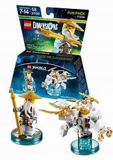 Lego 71234 Dimensions Fun Pack Ninjago Sensei Wu Létající Bílý Drak Nový