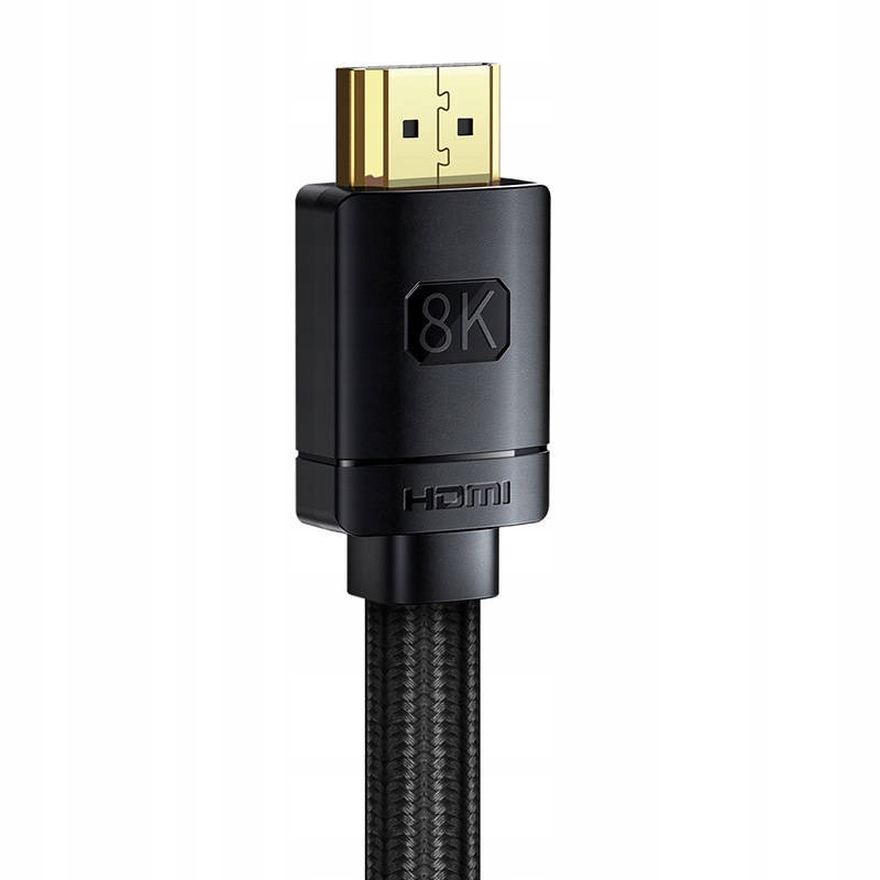 BASEUS KABEL PRZEWÓD WIDEO HDMI 2.1 HD UHD 4K 8K 60HZ HDR 3D 480MBPS 0.5M Kod producenta WKGQ040001