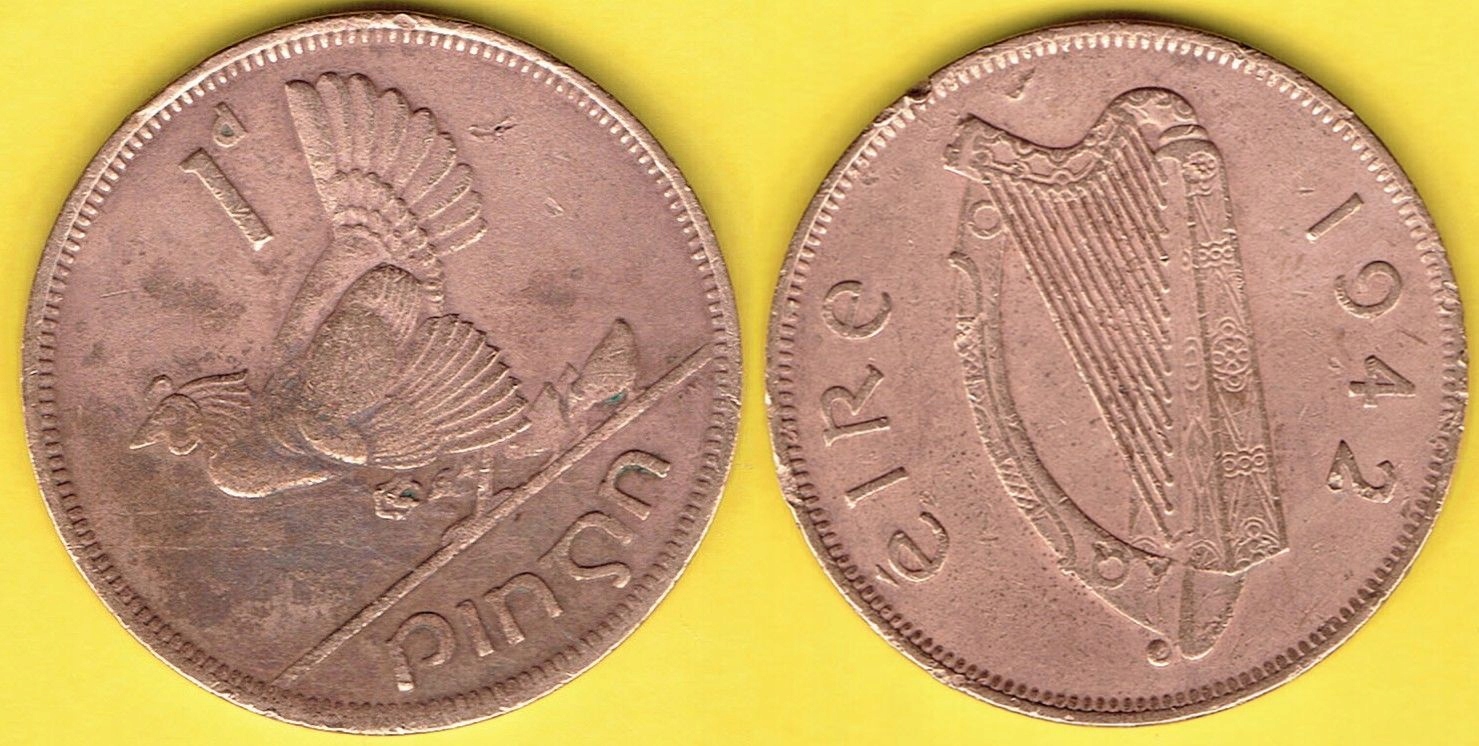IRLANDIA 1 PENS 1942 r.