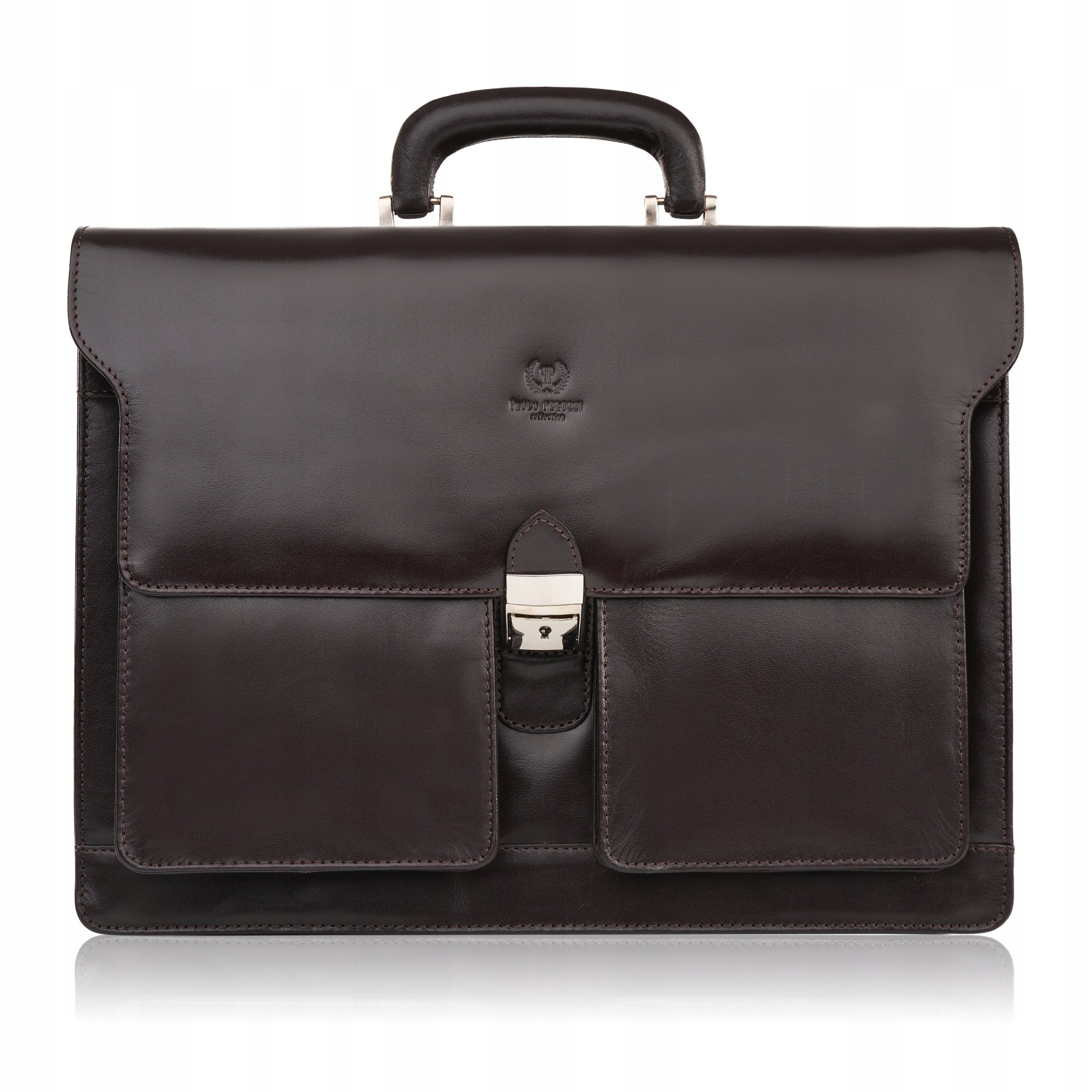 Pánská kožená taška přes rameno do práce, aktovka na dokumenty Paolo Peruzzi