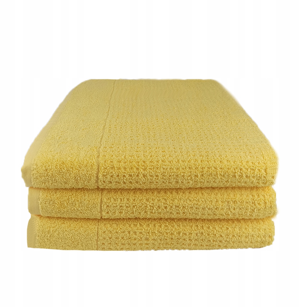 Ručník Gofer 80x200 na bazén, pláže Spa žlutý