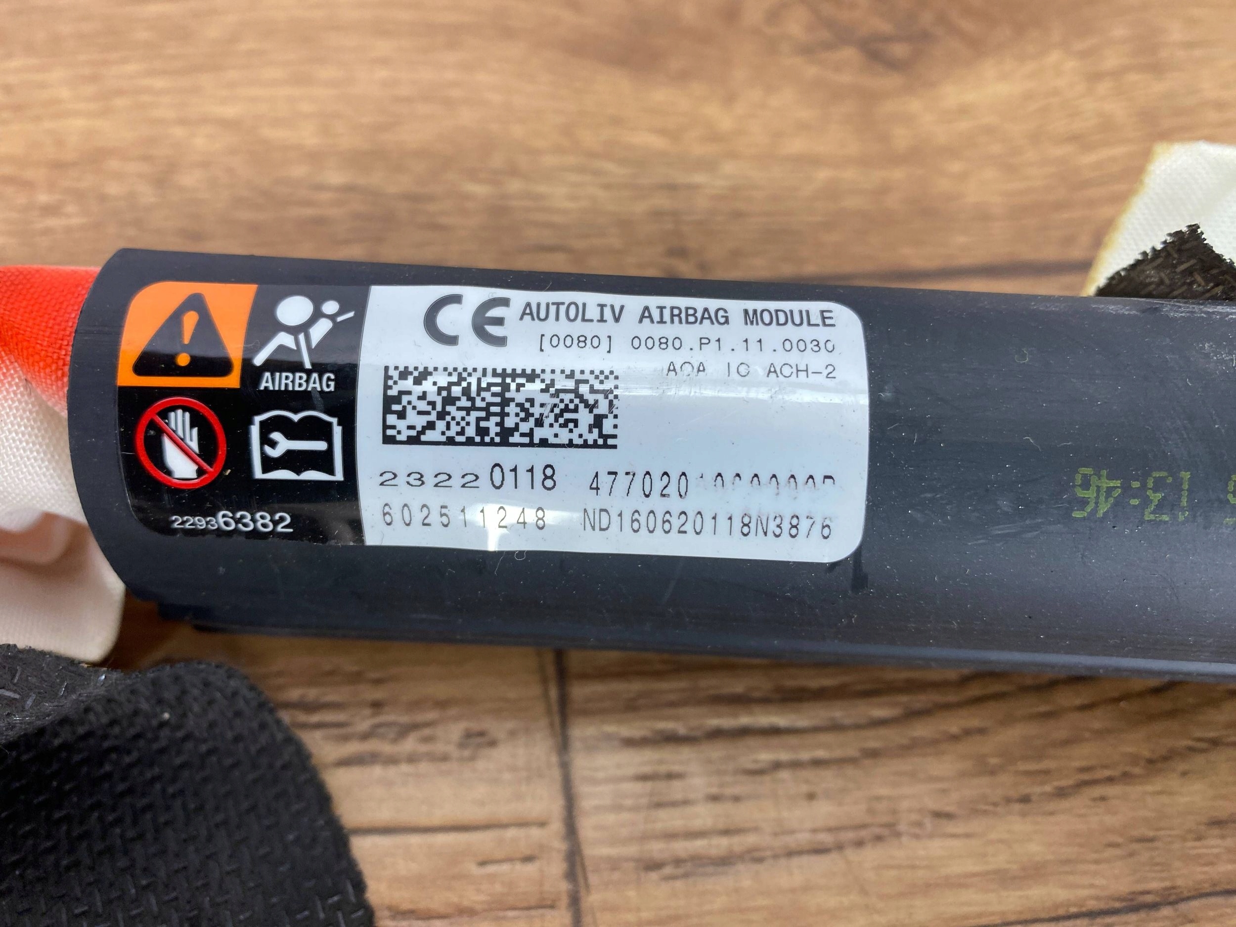 пиропатрон воздушная Cadillac CTS III 2014+