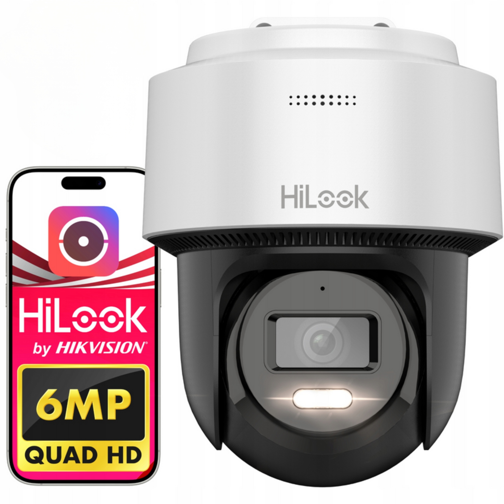 Kamera obrotowa Ip 6Mpx PTZ-N6-P Hilook Audio Gniazdo Sd IR30m monitoring