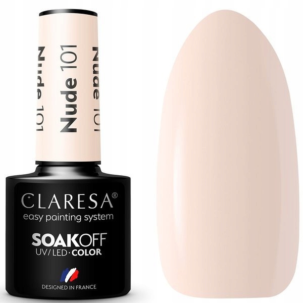 

Claresa Lakier Hybrydowy Nude 101