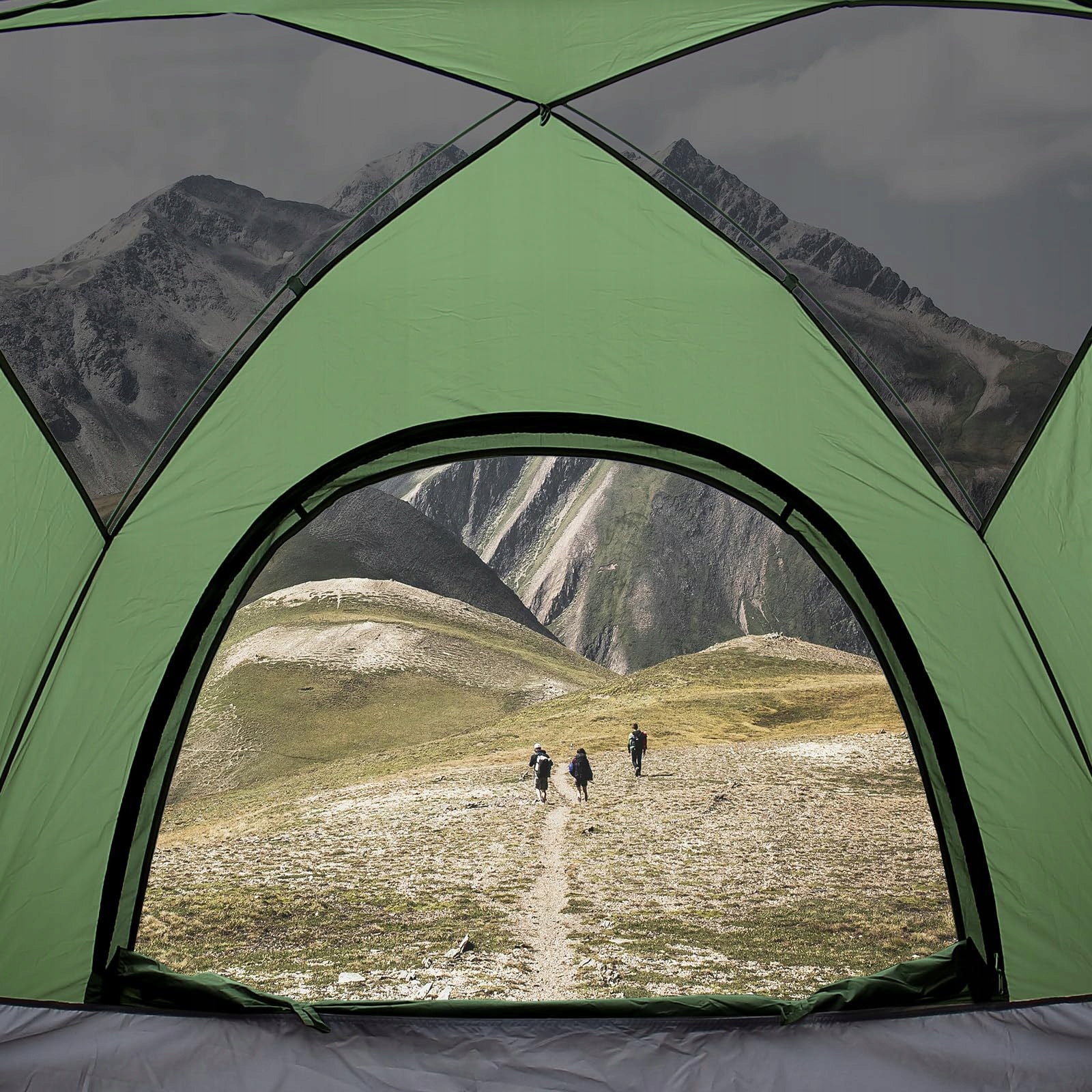 JAICOM Namiot Kempingowy Ultralekki 2 Osoby Wodoodporny Na Wędrówki Camping — miniatura 6