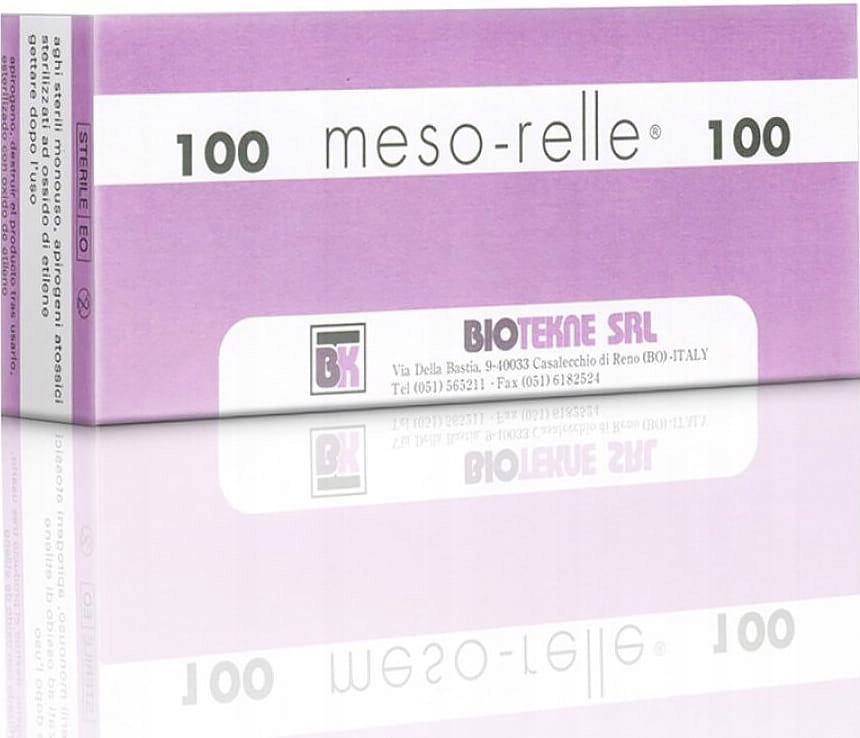 

Meso-Relle Igły do mezoterapii 0.3x4mm 30G