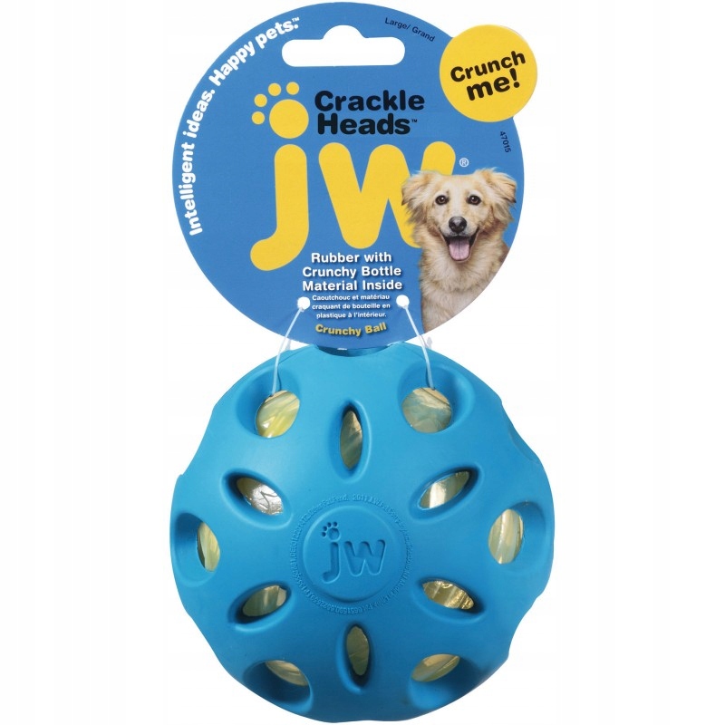 

Jw Pet Piłka Crackle Ball dla psa M zabawka