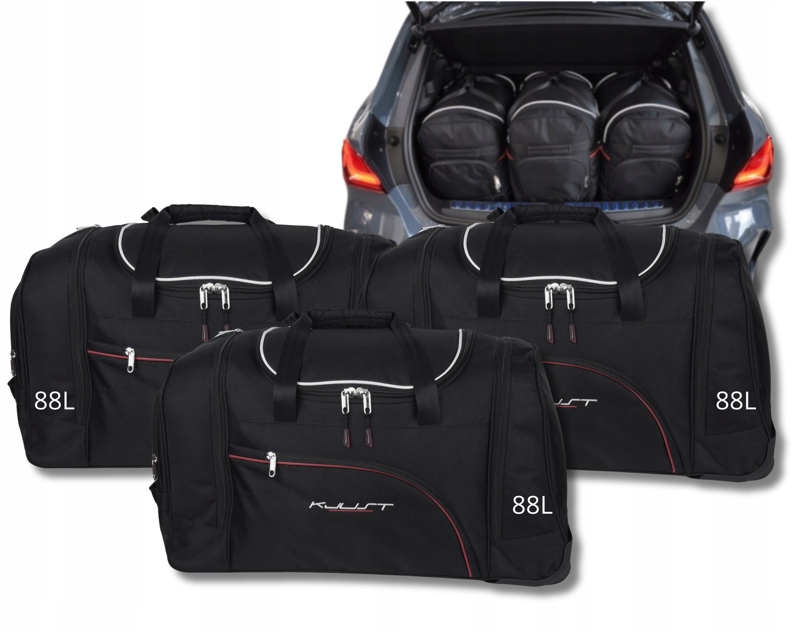 Cestovná Taška Do Kufra Bmw 1 Hatchback 2019+ 3 ks