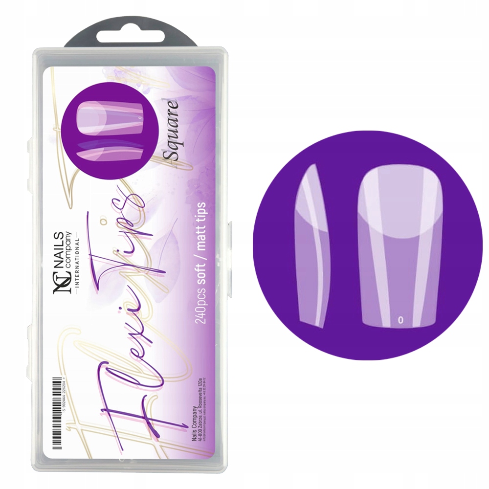 

Nails Company Formy Flexi Tips Square 240 szt