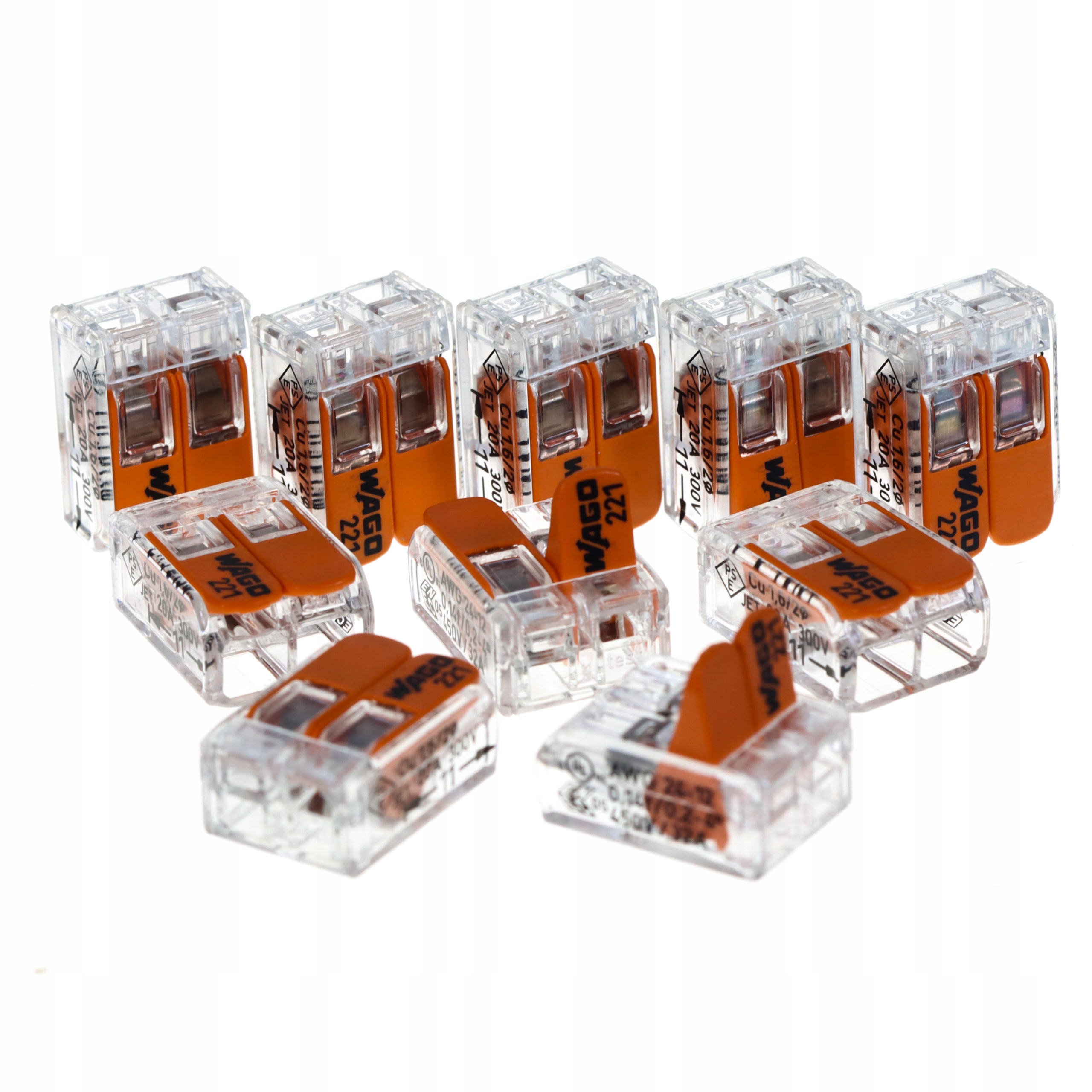 

Szybkozłączka Wago linka 2x4 mm² 412 10 szt.