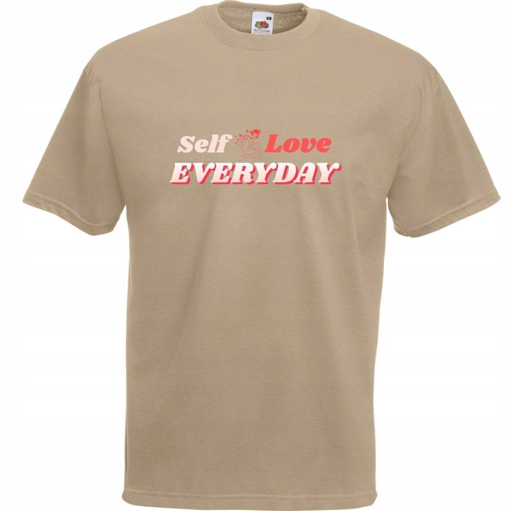 

Koszulka self love care everyday M khaki