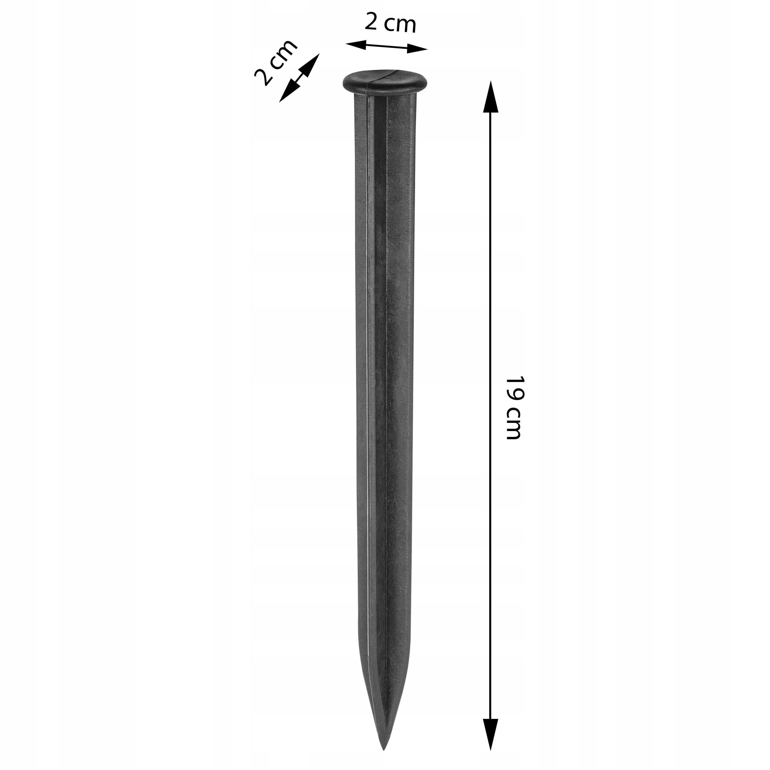 KOTWY DO BORD SZPILKI DO OBRZEŻY 50SZT 19 cm Kod producenta GLEDE