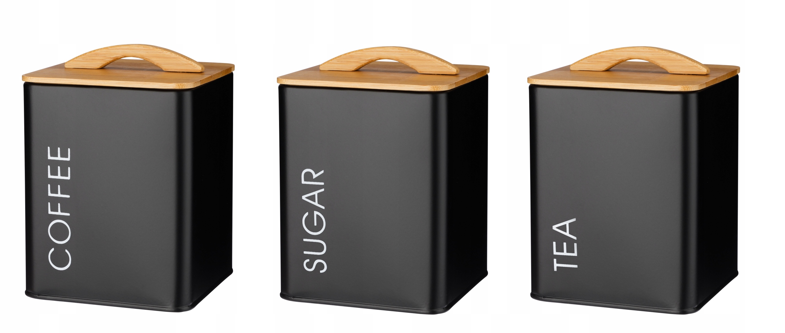 

Zestaw Kuchenny Monaco 3 El. Kwadrat Bambus Czarny