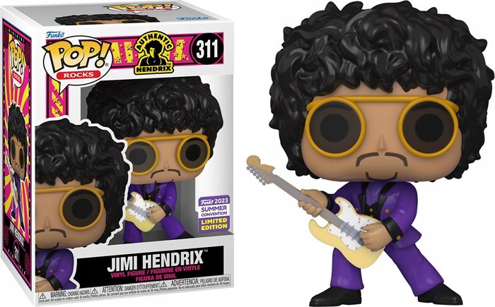 Funko Pop Authentic 311 Jimi Hendrix Summer Convention 2023