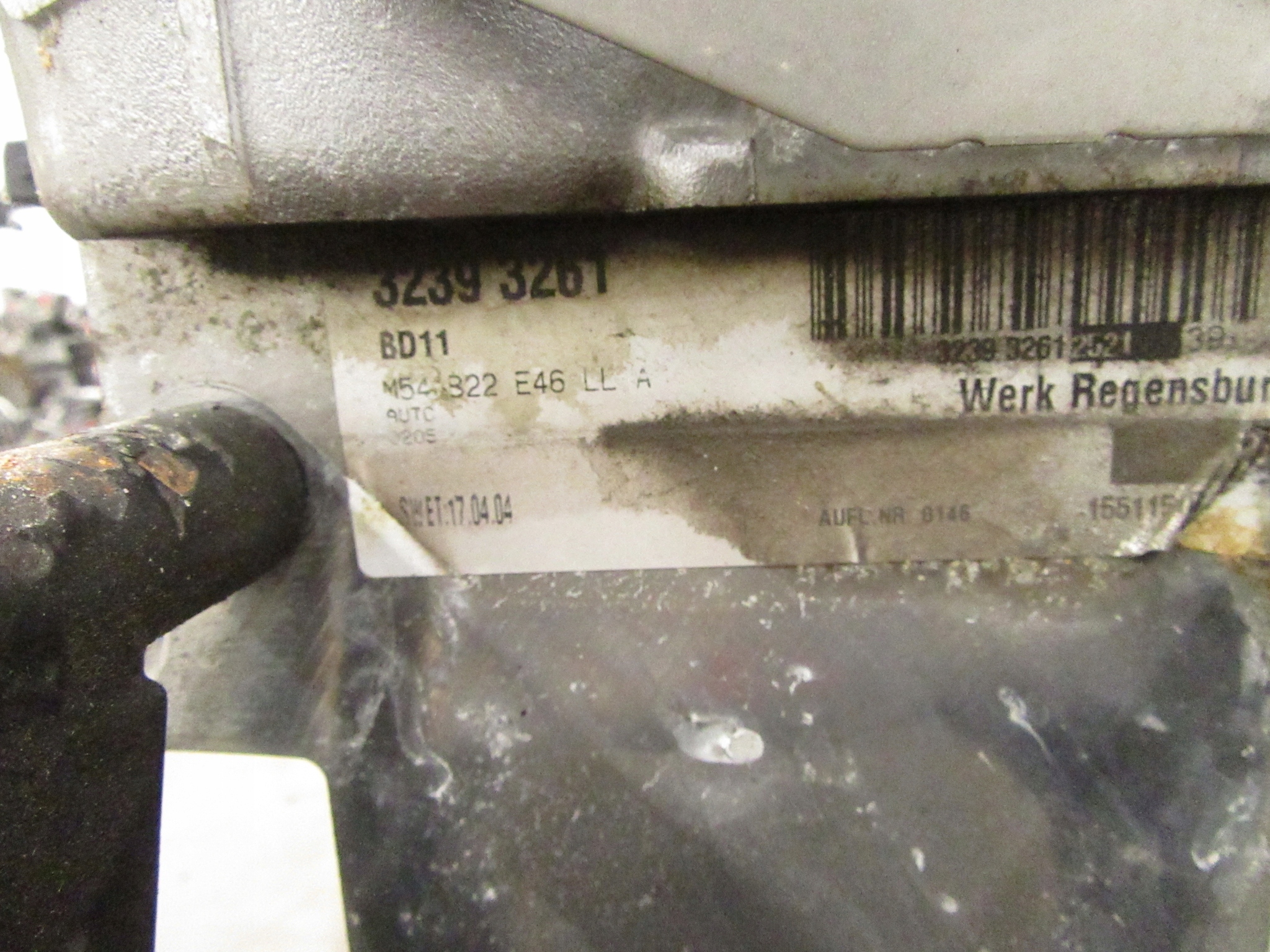 engine pillar BMW e39 e46 e60 e61 2.2 m54 170km m54b22 2004r. 226S1