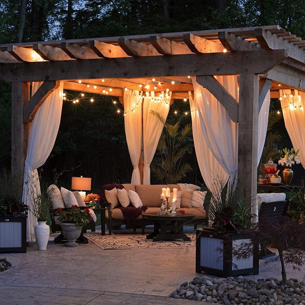 GIRLANDA ŚWIETLNA OGRODOWA 10m 10 LED Lampki Ogrodowe 230v Zewnętrzna Prąd Liczba punktów światła Do 10