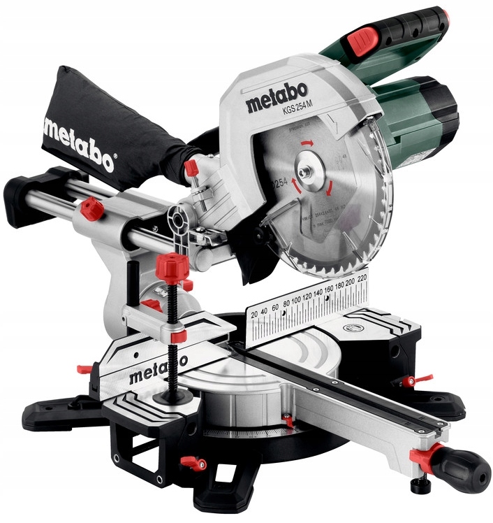 Piła ukośnica Kapówka z funkcją posuwu 1800W Kgs 254 M Metabo 613254000